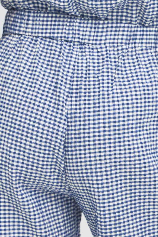 Pantalón de cuadros recto — IHJILMA PA de ICHI