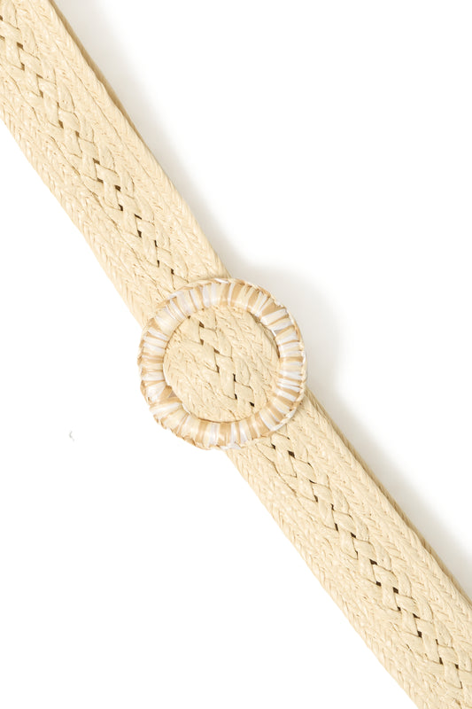 Detalle de Cinturón — IAVILLA BE de ICHI en color arena