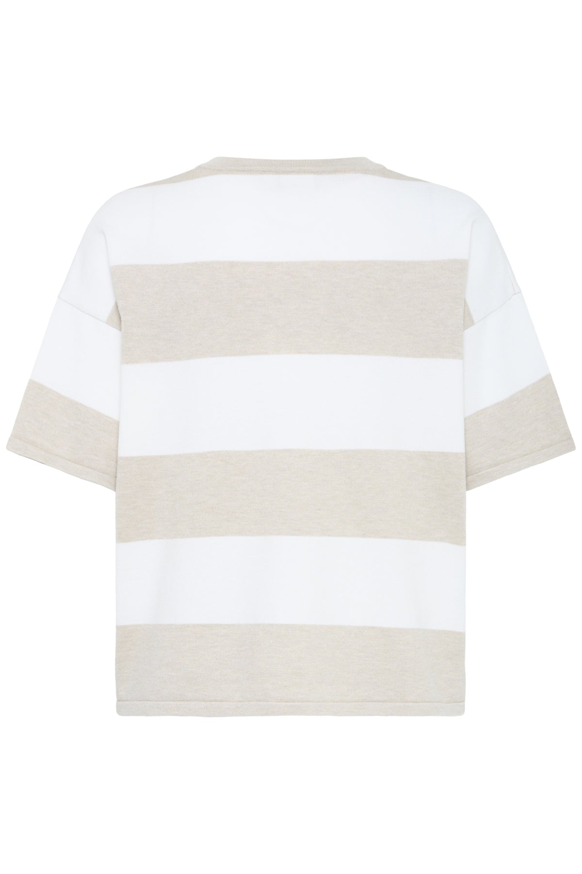 Jersey ICHI de rayas para mujer con silueta loose