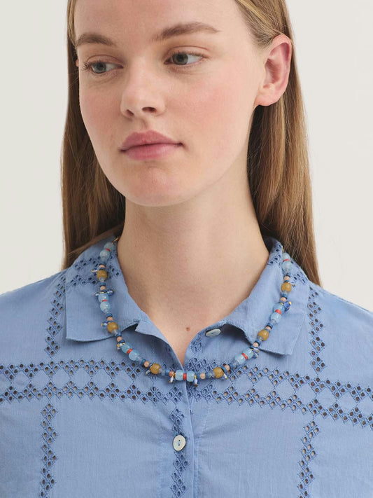 Collar de cuentas en Verde brillante de Nice Things