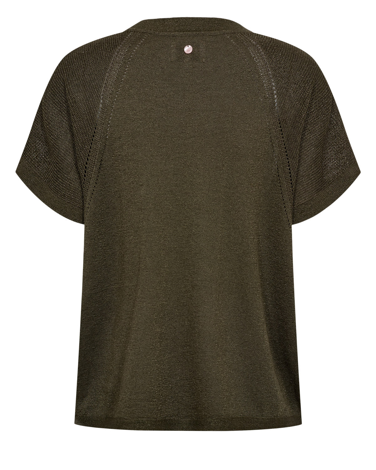 Jersey glimmer Ecovero — Nudarlene Glimmer Pullover en Verde caqui de Nümph