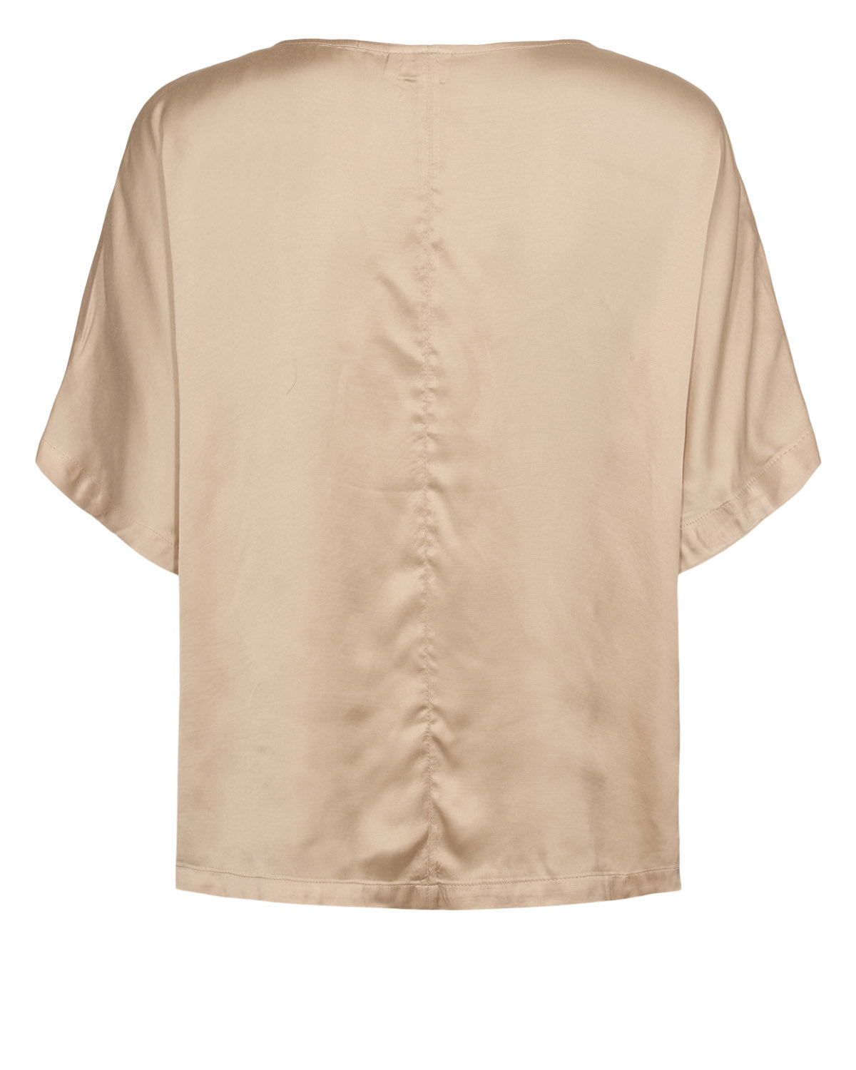 Blusa satinada color champán de Nümph en color champán
