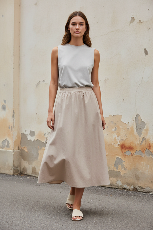 Vista de falda larga Nümph Nujuny LONG Skirt