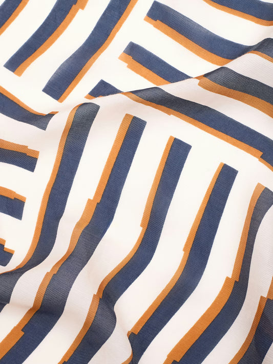 Pañuelo Broken Stripes crudo de Nice Things en color crudo