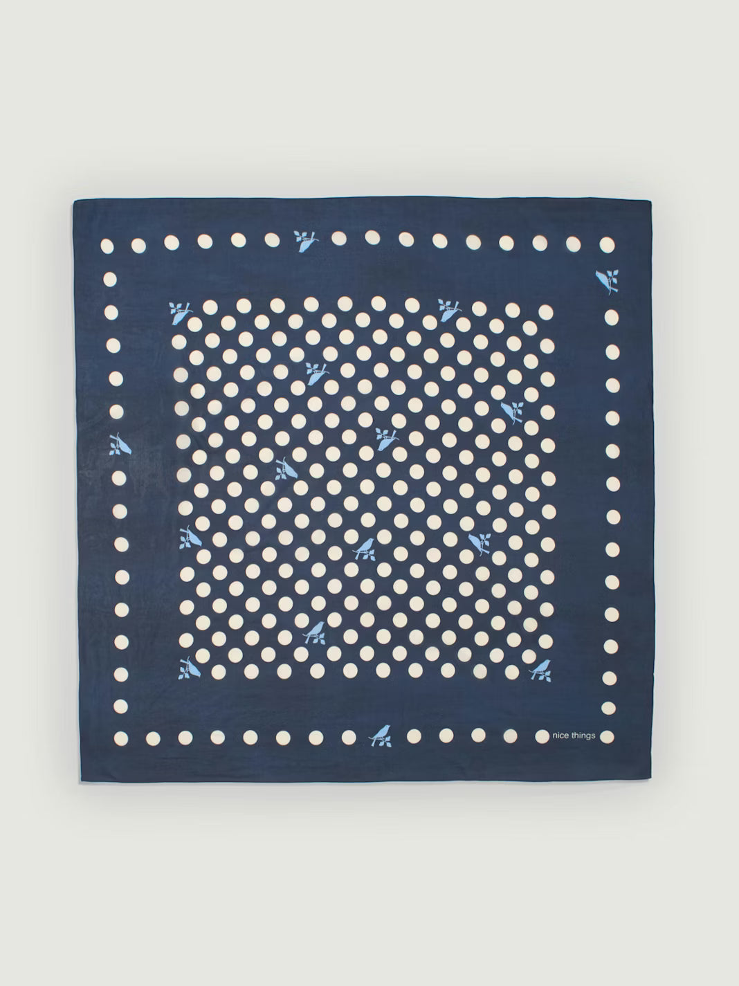 Pañuelo Dots Logo menta claro de Nice Things en color menta claro