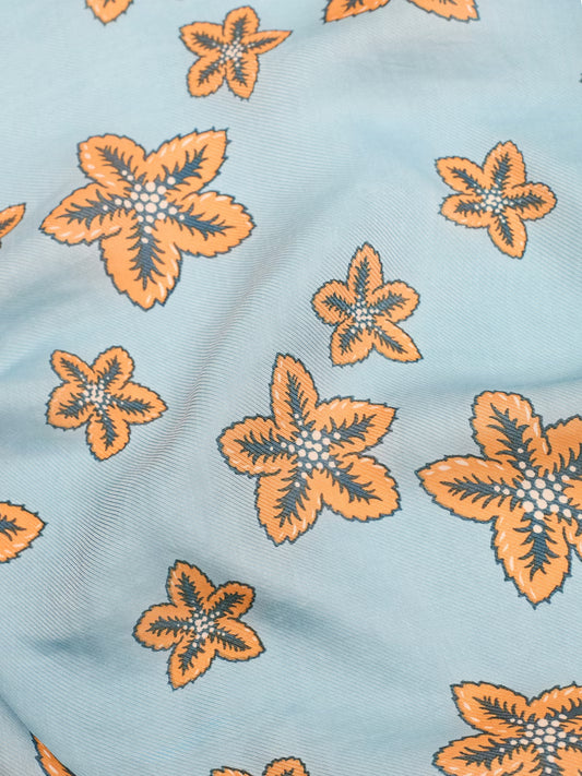 Pañuelo Star Flowers turquesa de Nice Things en color turquesa claro