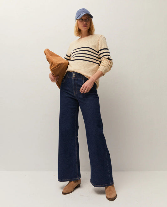 Jersey rayas con lúrex