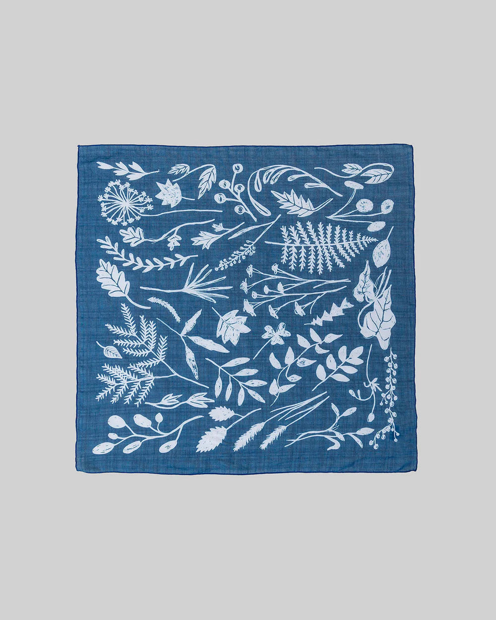 Pañuelo pequeño estampado azul