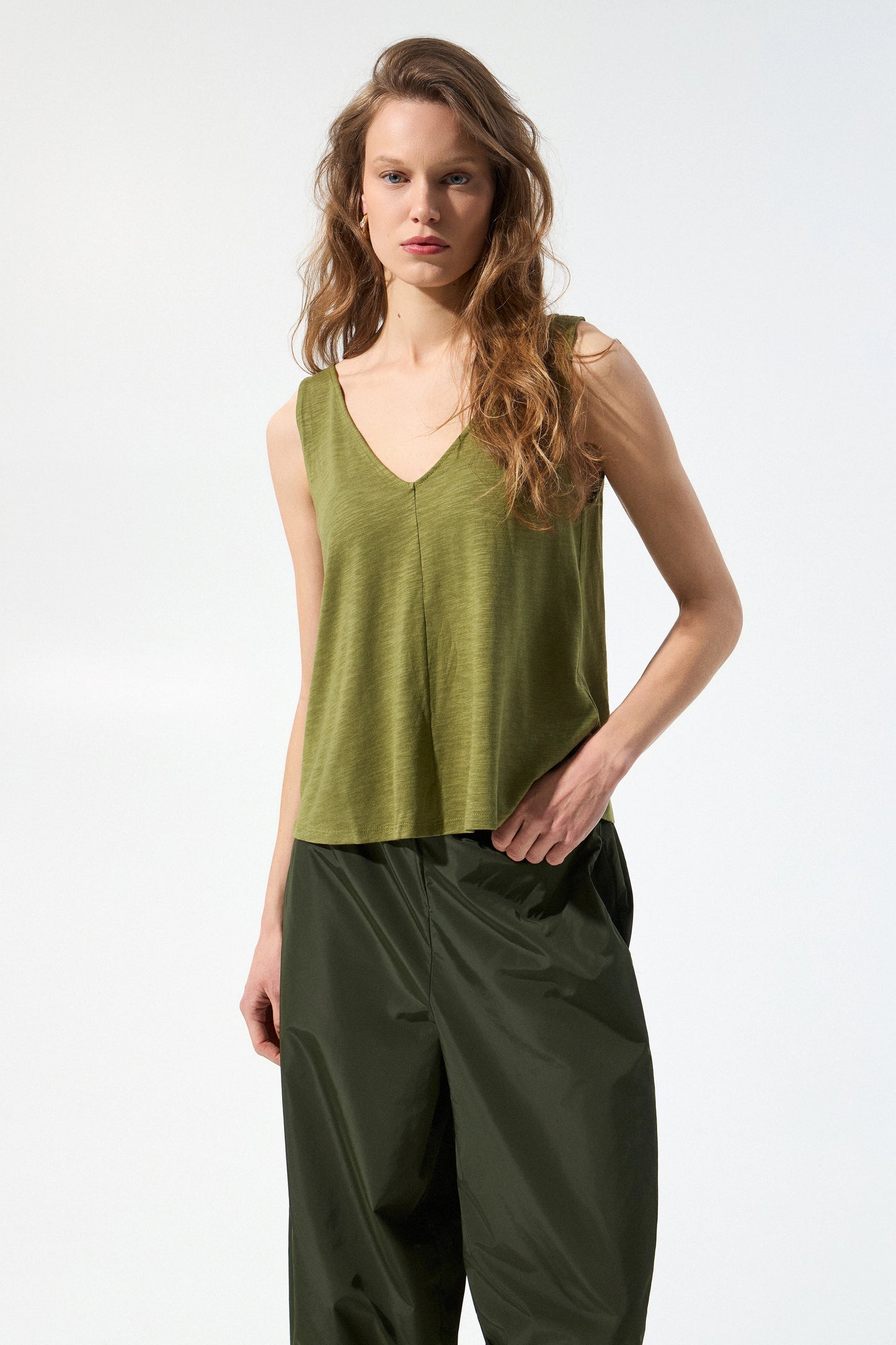 Top fluido BSB de tirantes para mujer