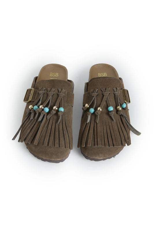 Detalle de Zapatos casual de BSB en color chocolate