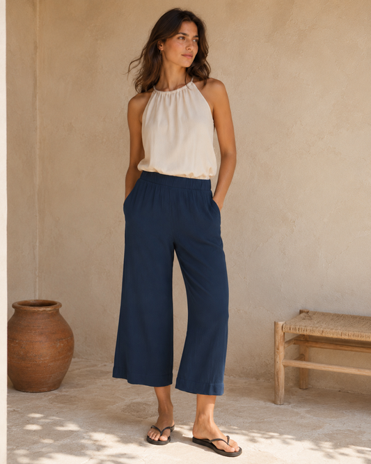 Pantalón fluido recto — IHMARRAKECH