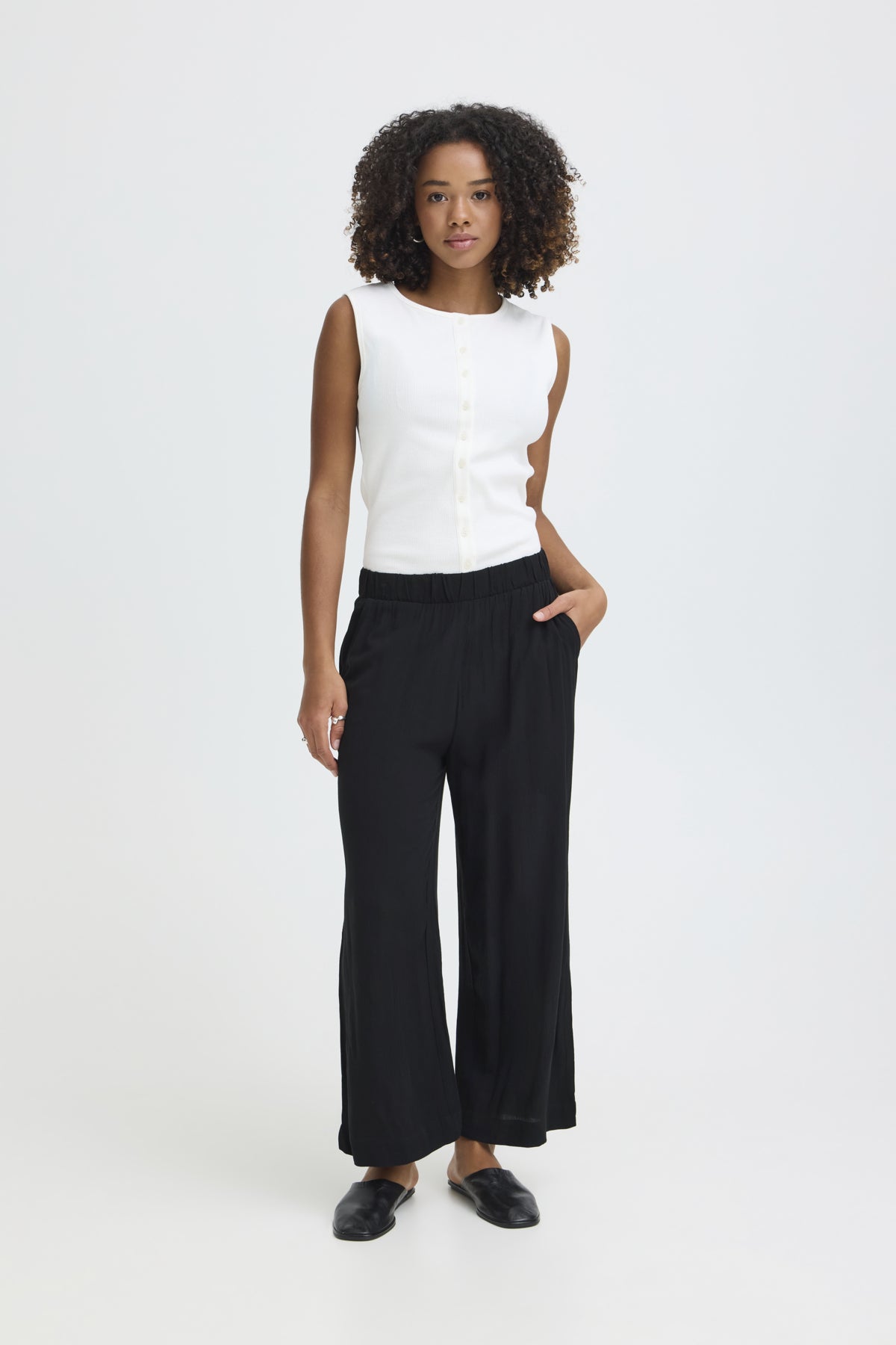 Pantalón fluido recto — IHMARRAKECH