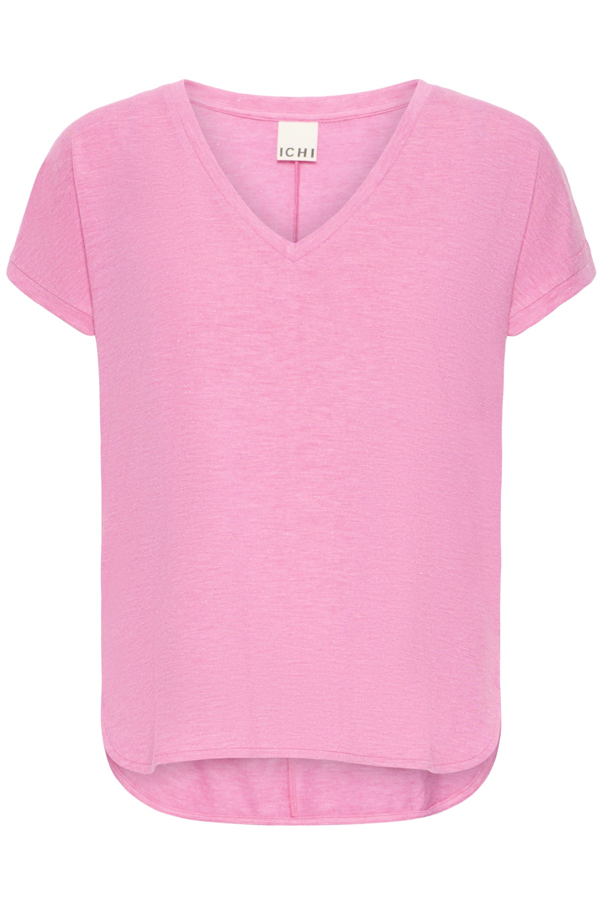 Camiseta ICHI IHREBEL para mujer en color orquídea