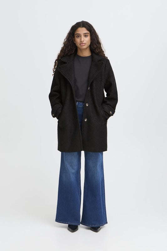 Chaqueta de lana “Ihstipa” color Almond Milk — vista trasera