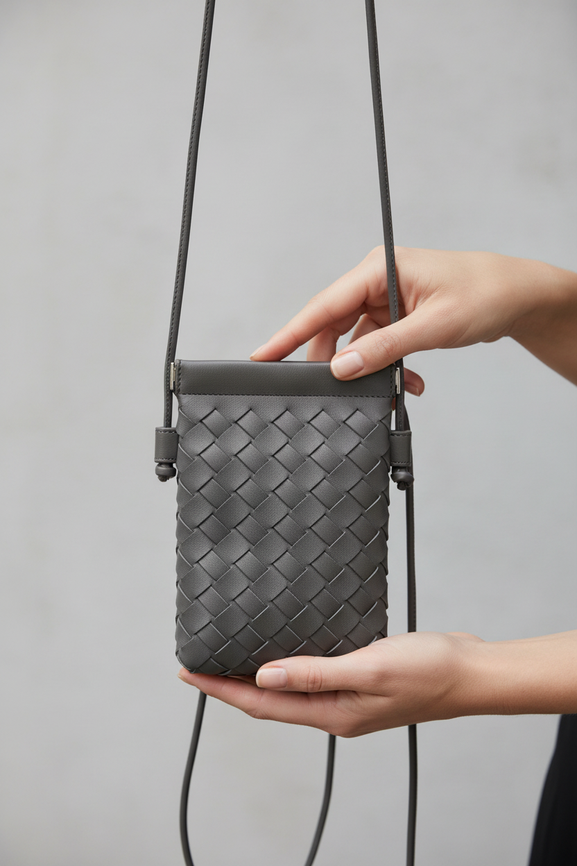 Bolso ICHI IAMARGRETHE para mujer en tono gris oscuro