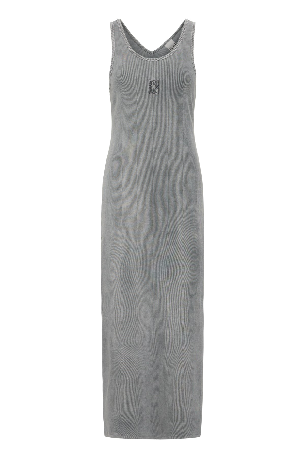 Vista de vestido negro ICHI IHNICALO con bordado