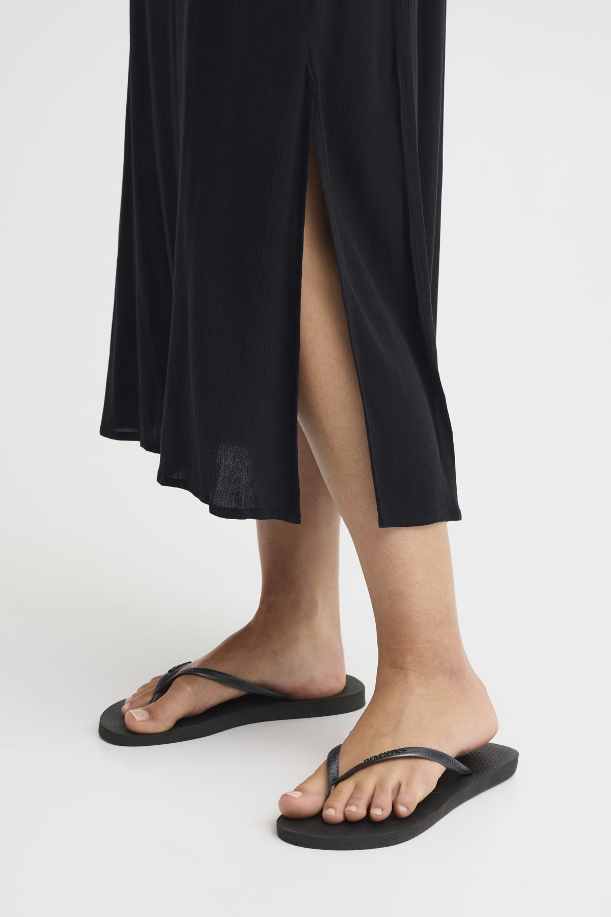 Falda midi fluida con abertura — IHMARRAKECH