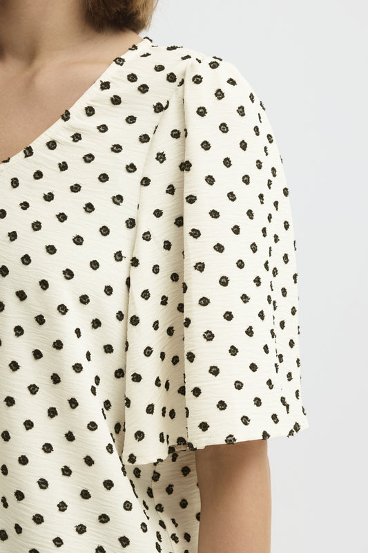Blusa estampada geométrica ICHI IHZABBY MS2 para mujer