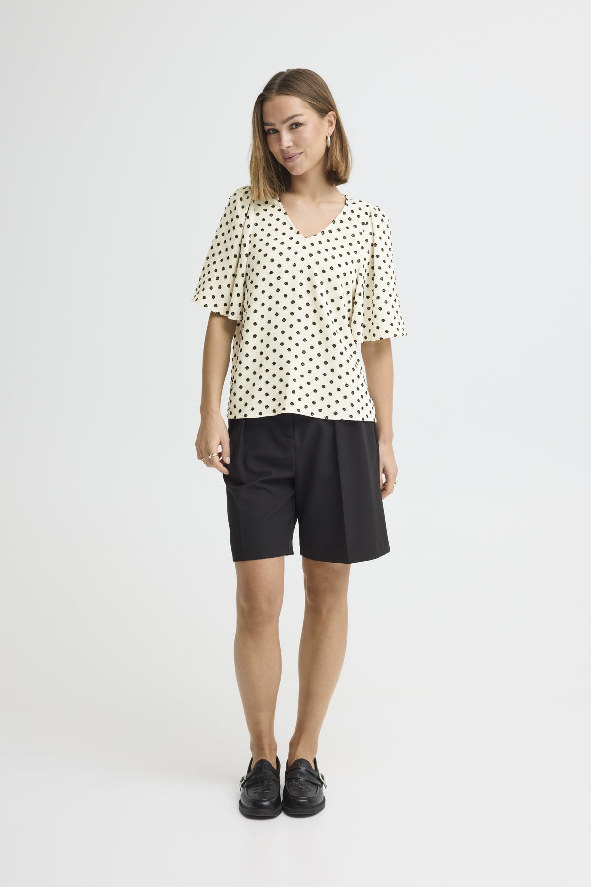 Blusa ICHI IHZABBY MS2 para mujer con estampado gráfico