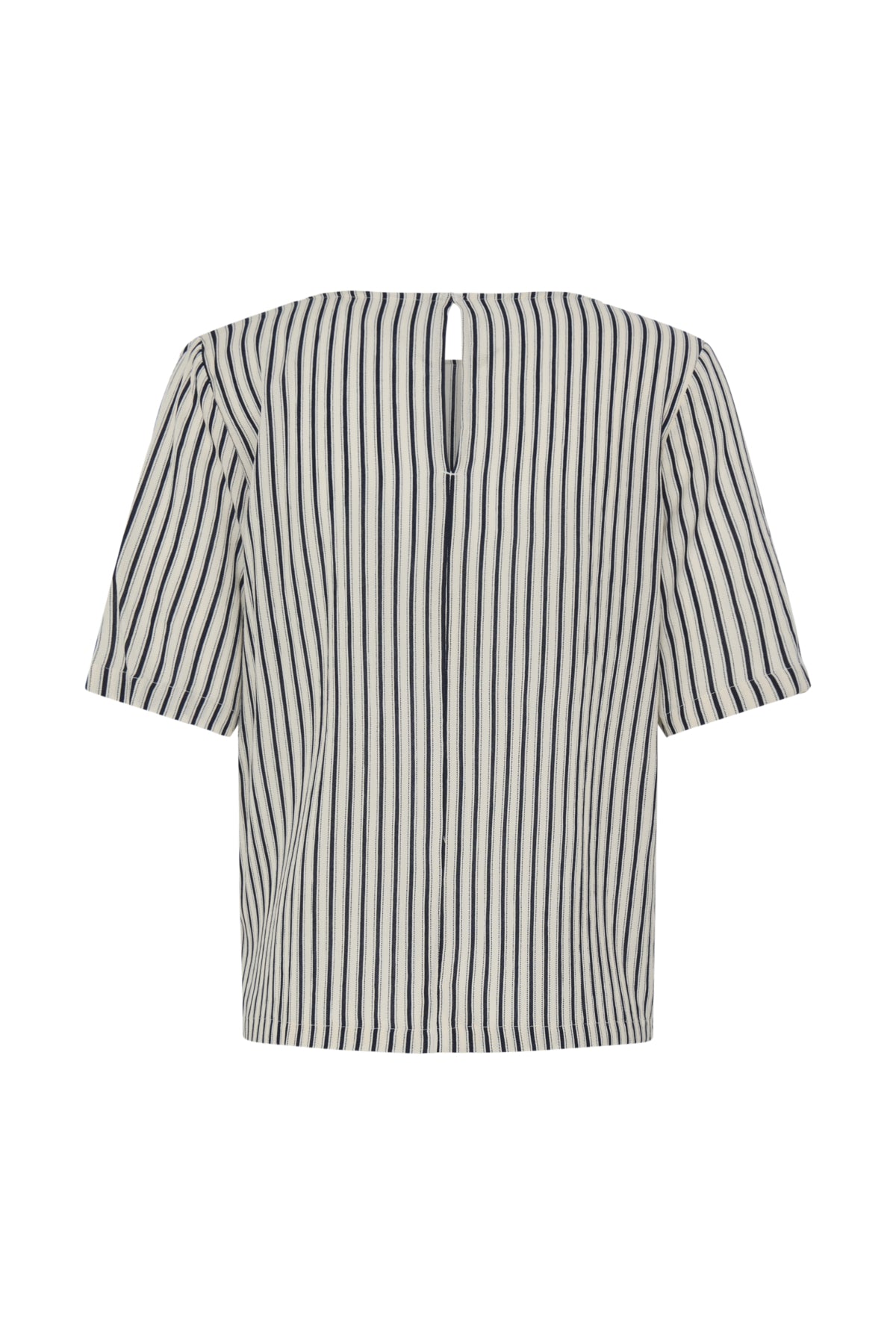 Blusa de rayas azul y crudo — IHMARRAKECH