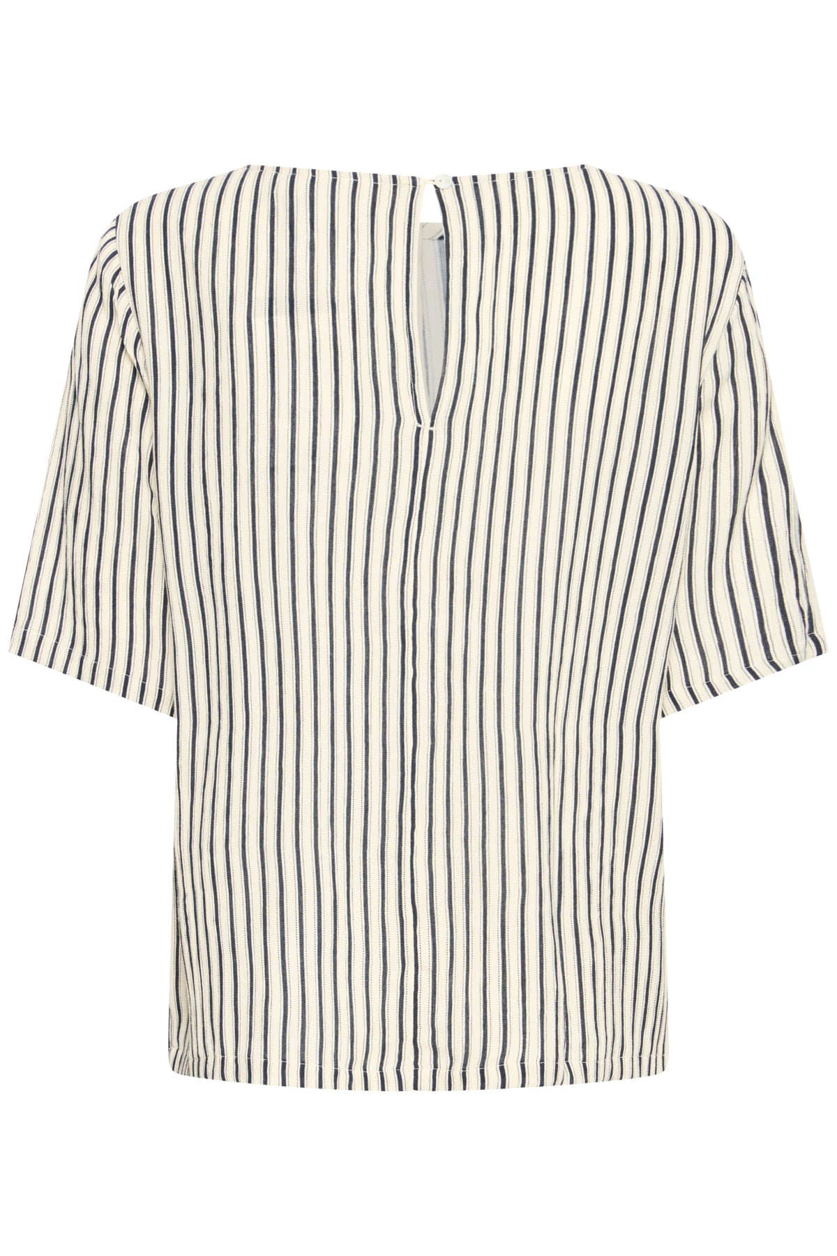 Blusa de rayas azul y crudo — IHMARRAKECH