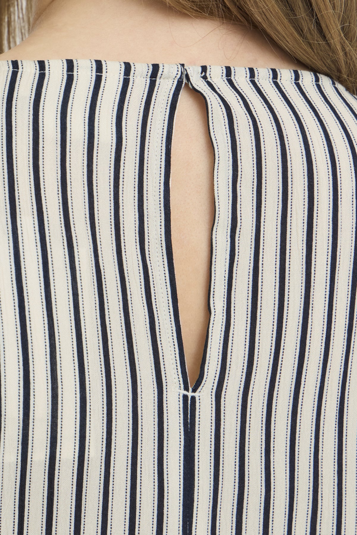 Blusa de rayas azul y crudo — IHMARRAKECH