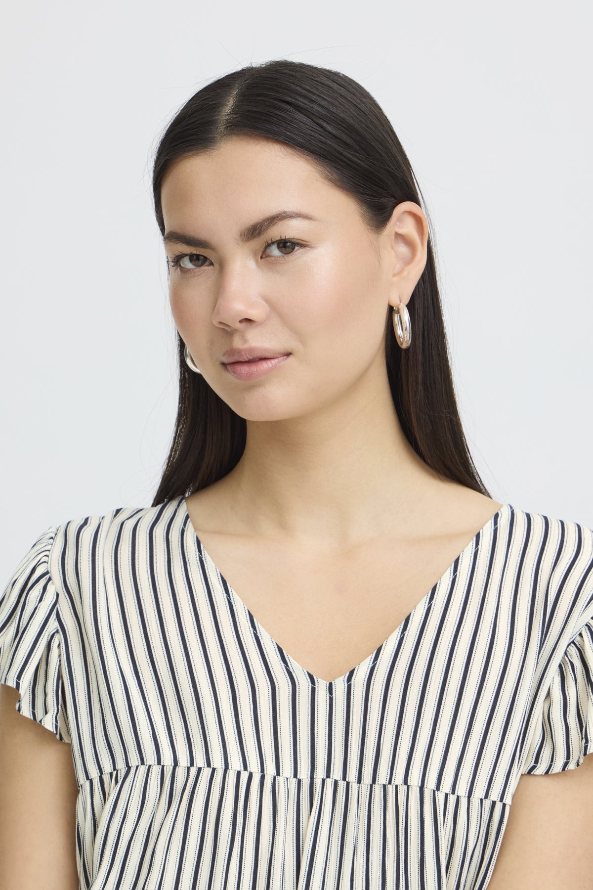 Blusa de rayas azul marino — IHMarrakech