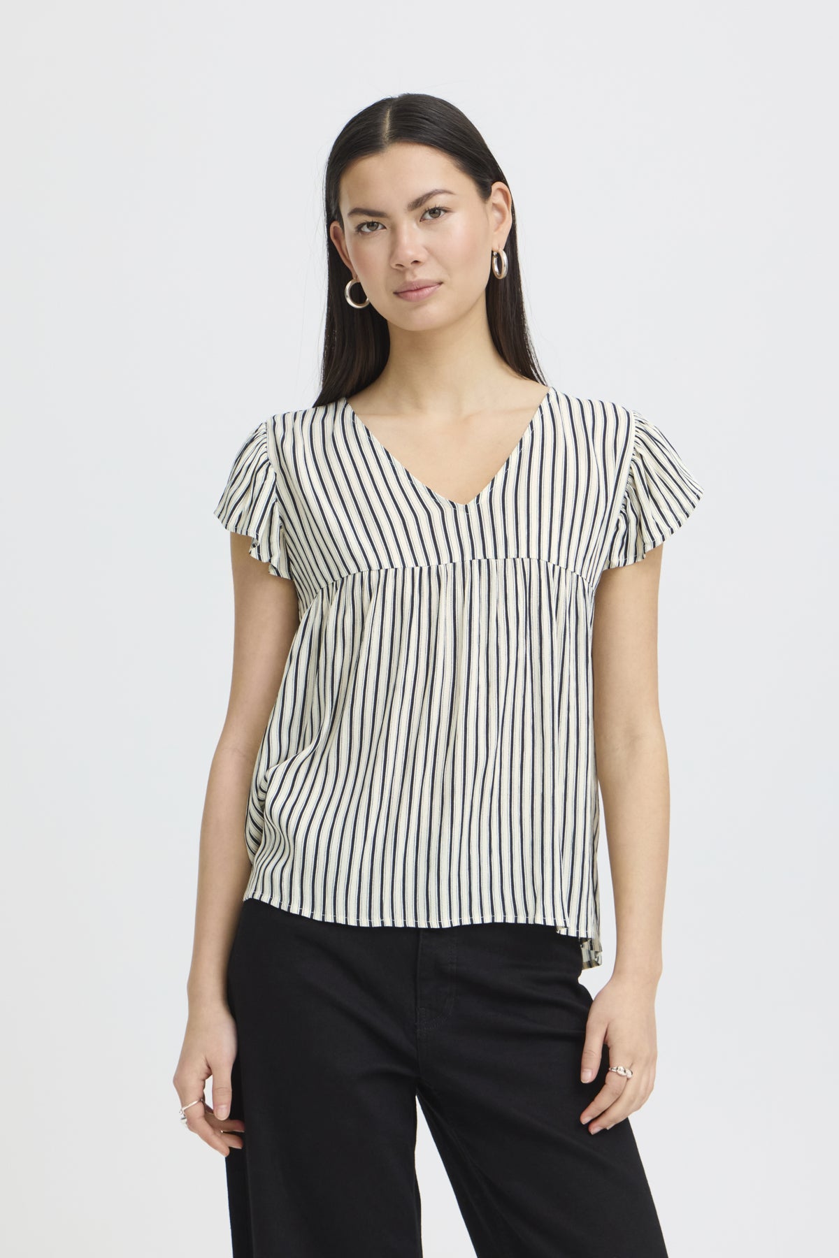 Blusa de rayas azul marino — IHMarrakech