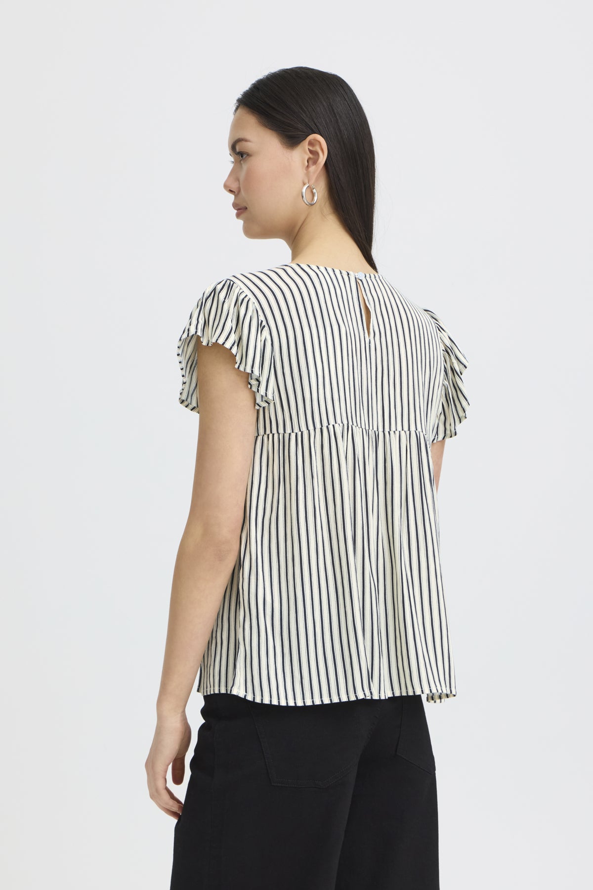 Blusa de rayas azul marino — IHMarrakech