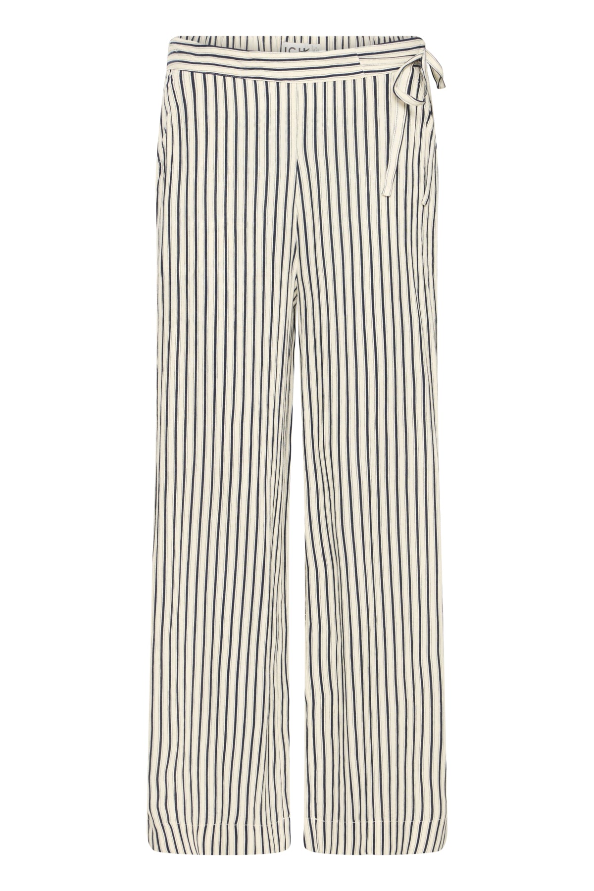Pantalón fluido de rayas azul marino — Ihmarrakech