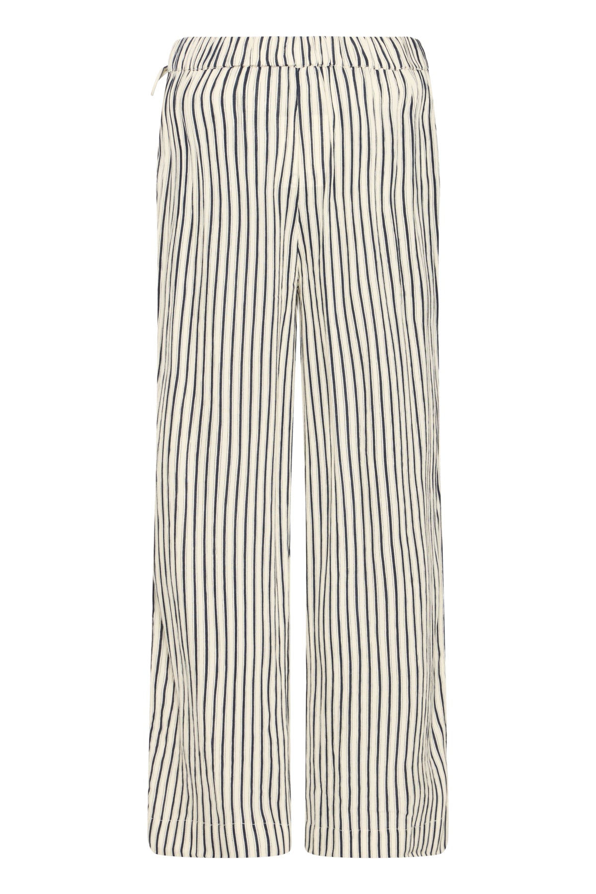 Pantalón fluido de rayas azul marino — Ihmarrakech