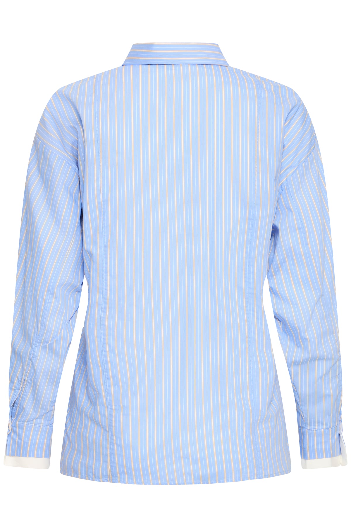 Camisa de rayas azul de ICHI en Classic Blue Stripe