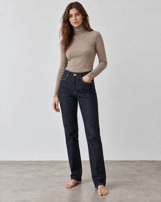 Vaquero relaxed largo — IHTWIGGY STUD RAVEN LONG