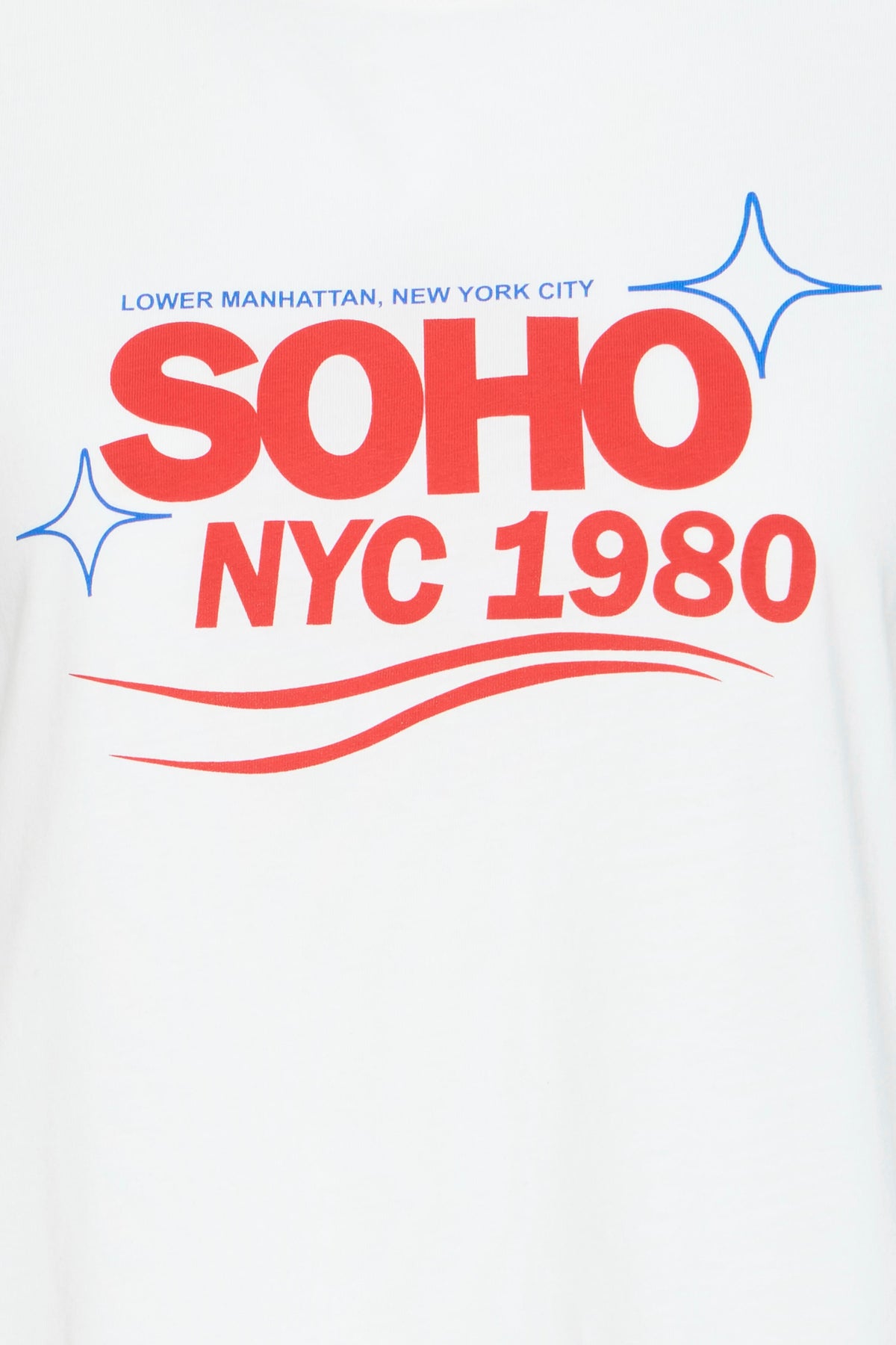 Camiseta de corte relajado de ICHI en Cloud Dancer y Salsa