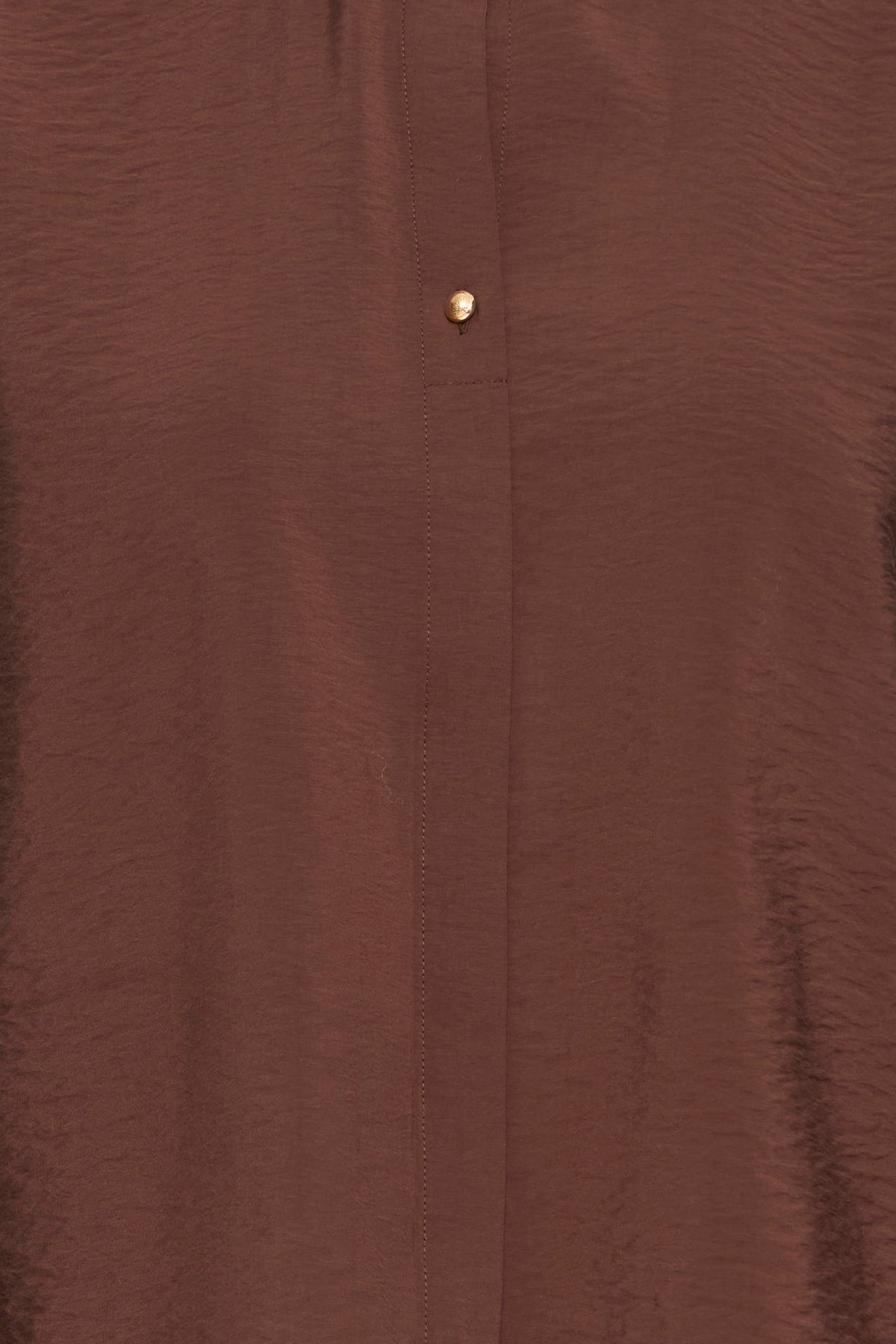 Camisa fluida marrón de ICHI en Chicory Coffee