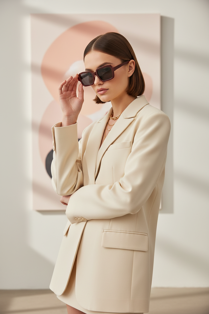 Gafas de sol ICHI para mujer con montura marcada