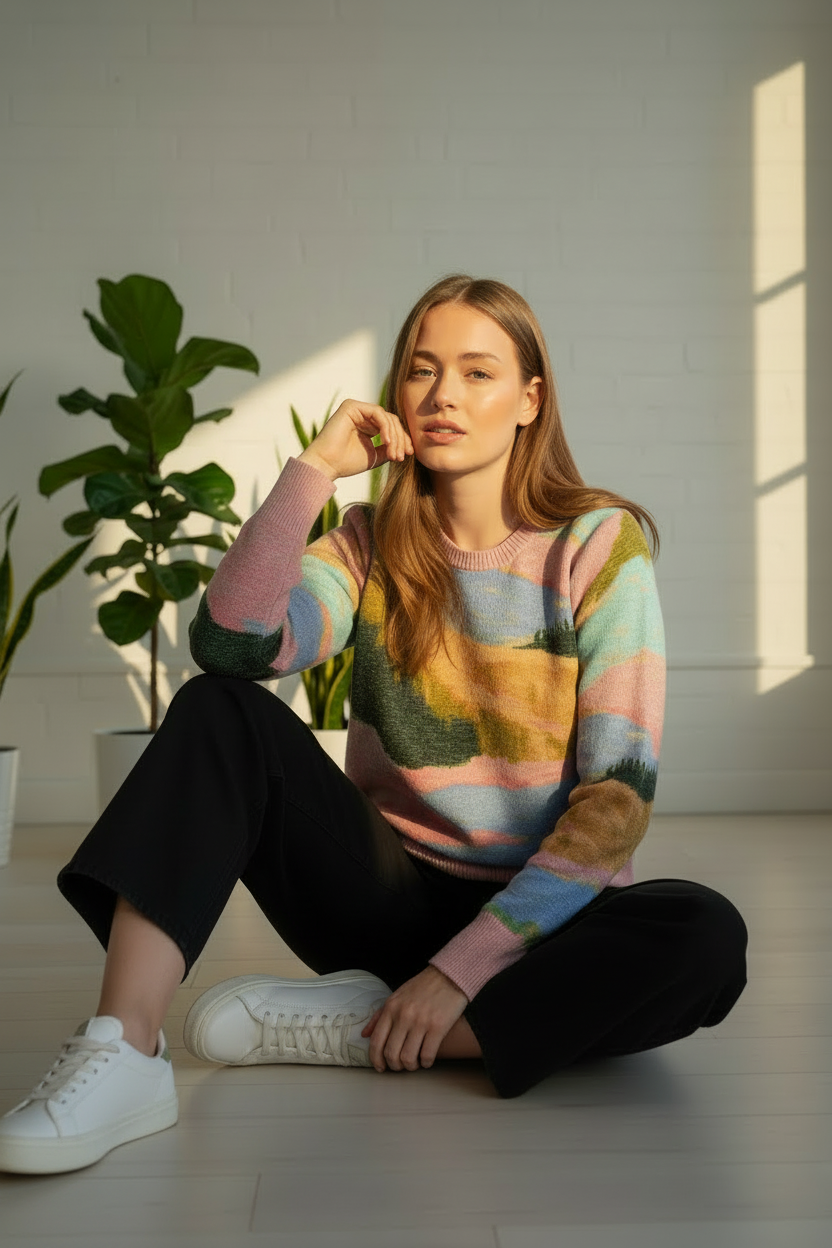Jersey de punto suave — Numeadow Pullover