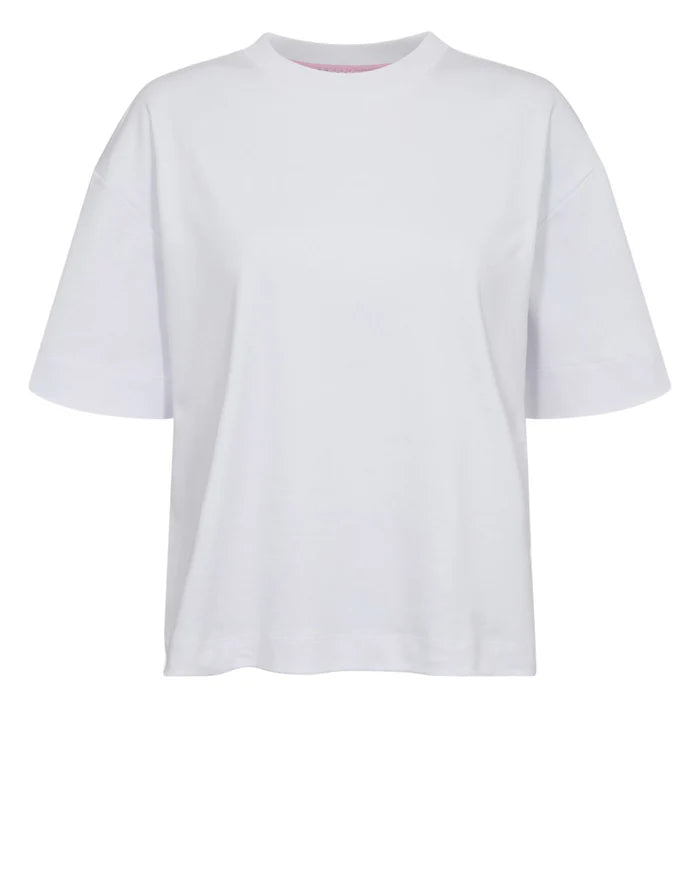 Camiseta Nucirra blanca de algodón orgánico de Nümph