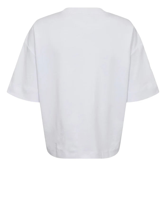 Camiseta Nucirra blanca de algodón orgánico de Nümph