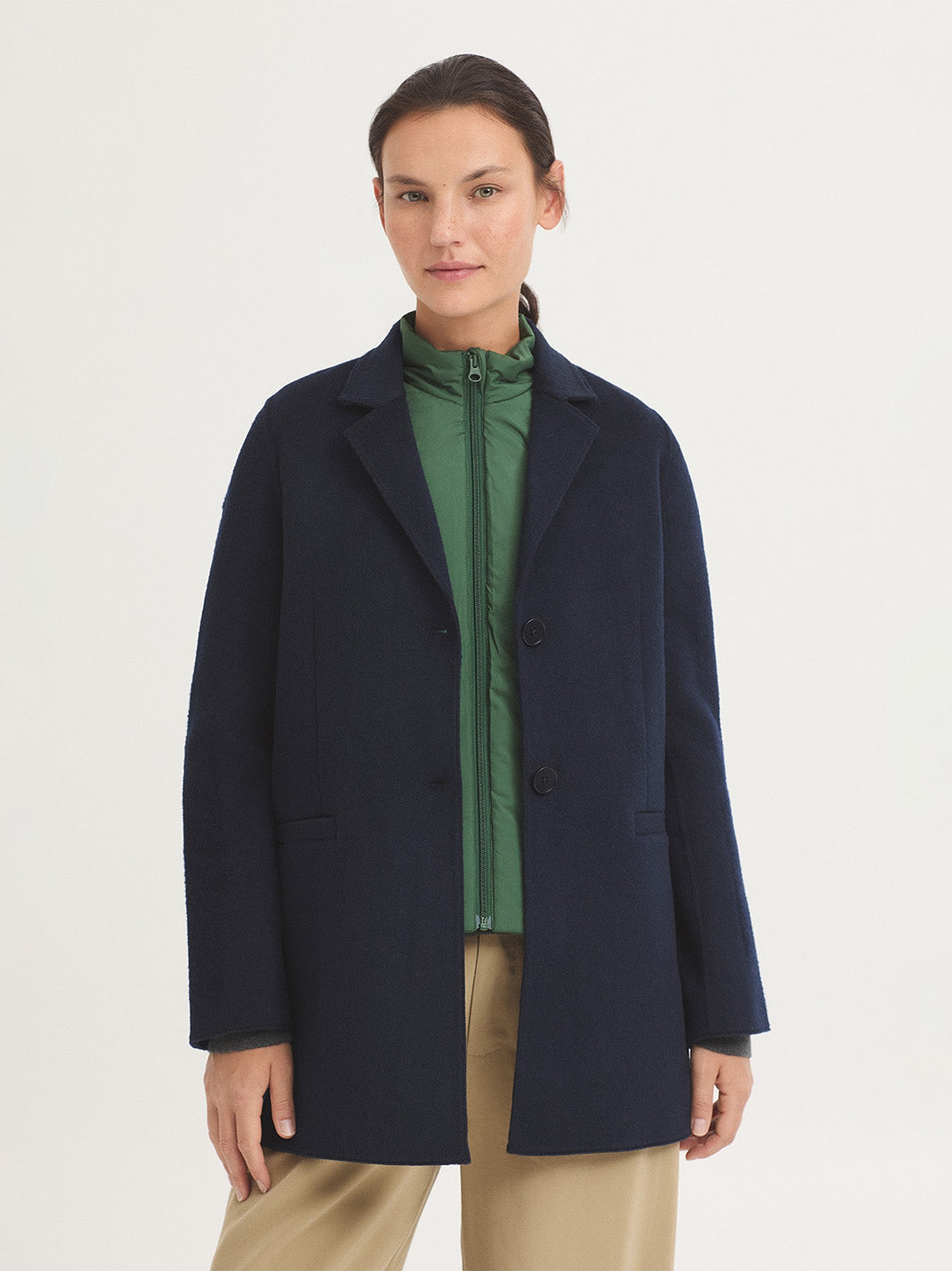 Abrigo con chaleco desmontable Nice Things — vista frontal