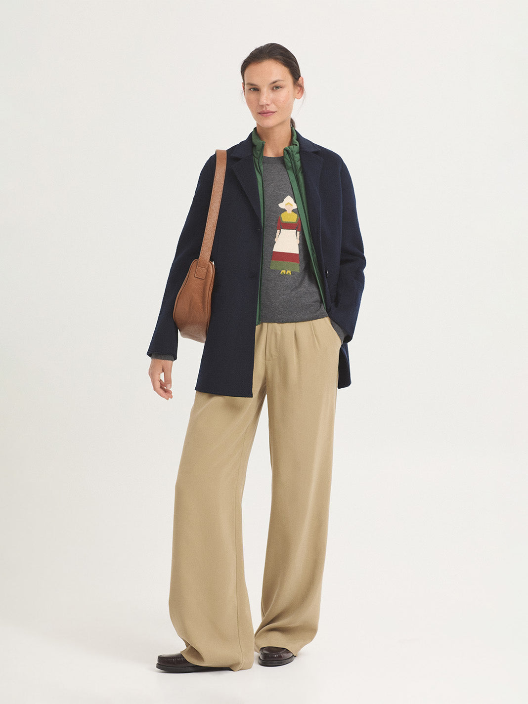 Abrigo con chaleco desmontable Nice Things — vista frontal