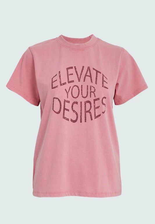 Camiseta de algodón con mensaje gráfico — DSHollarie T-Shirt