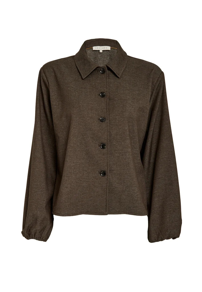 Camisa marrón chocolate jaspeado DSStacy de Desires