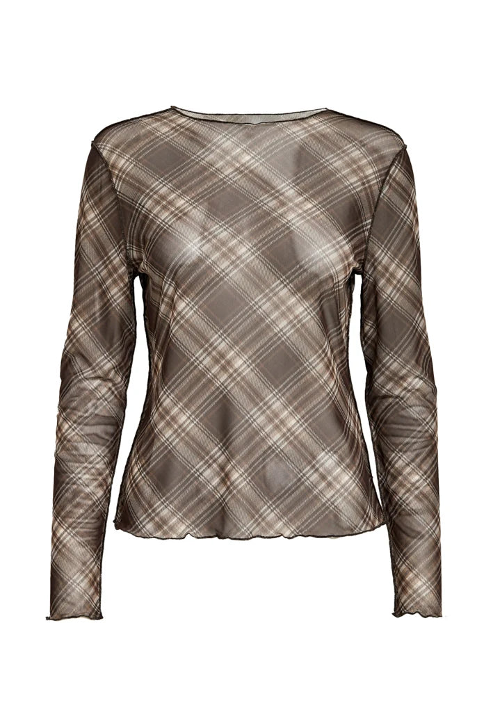 Top de malla estampado DSTilly de Desires
