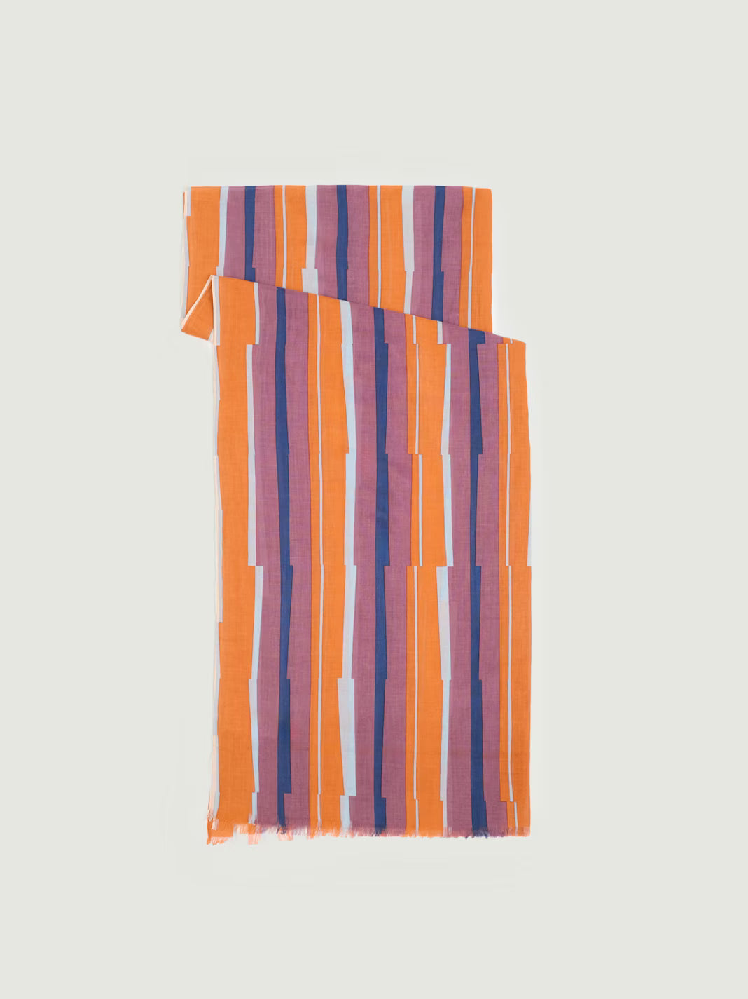 Fular Nice Things Broken Stripes para mujer en óxido claro