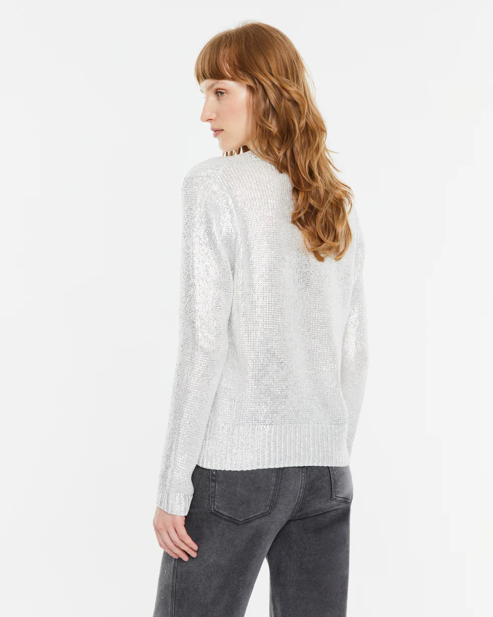 Jersey laminado plata ANDAM – detalle trasero