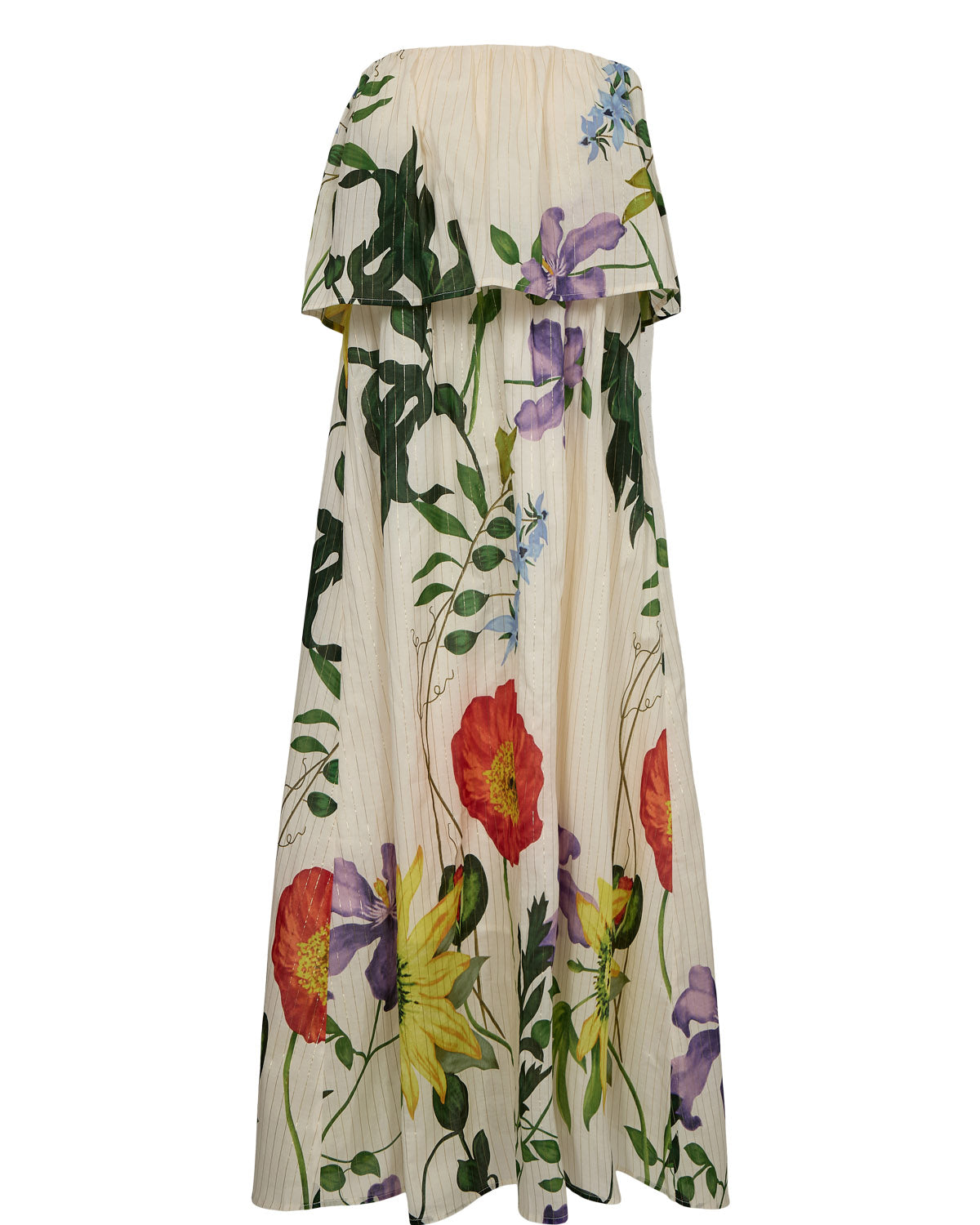 Vista de vestido Nümph Nubelisa maxi con lúrex