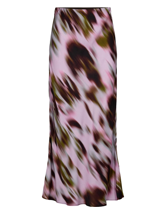 Falda midi estampada en viscosa — Nulilith Skirt