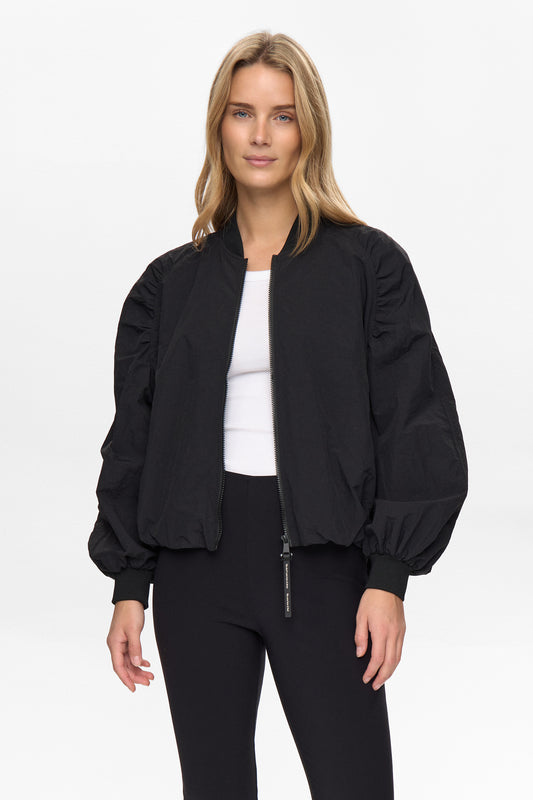 Bomber en color negro — Nubolina Jacket