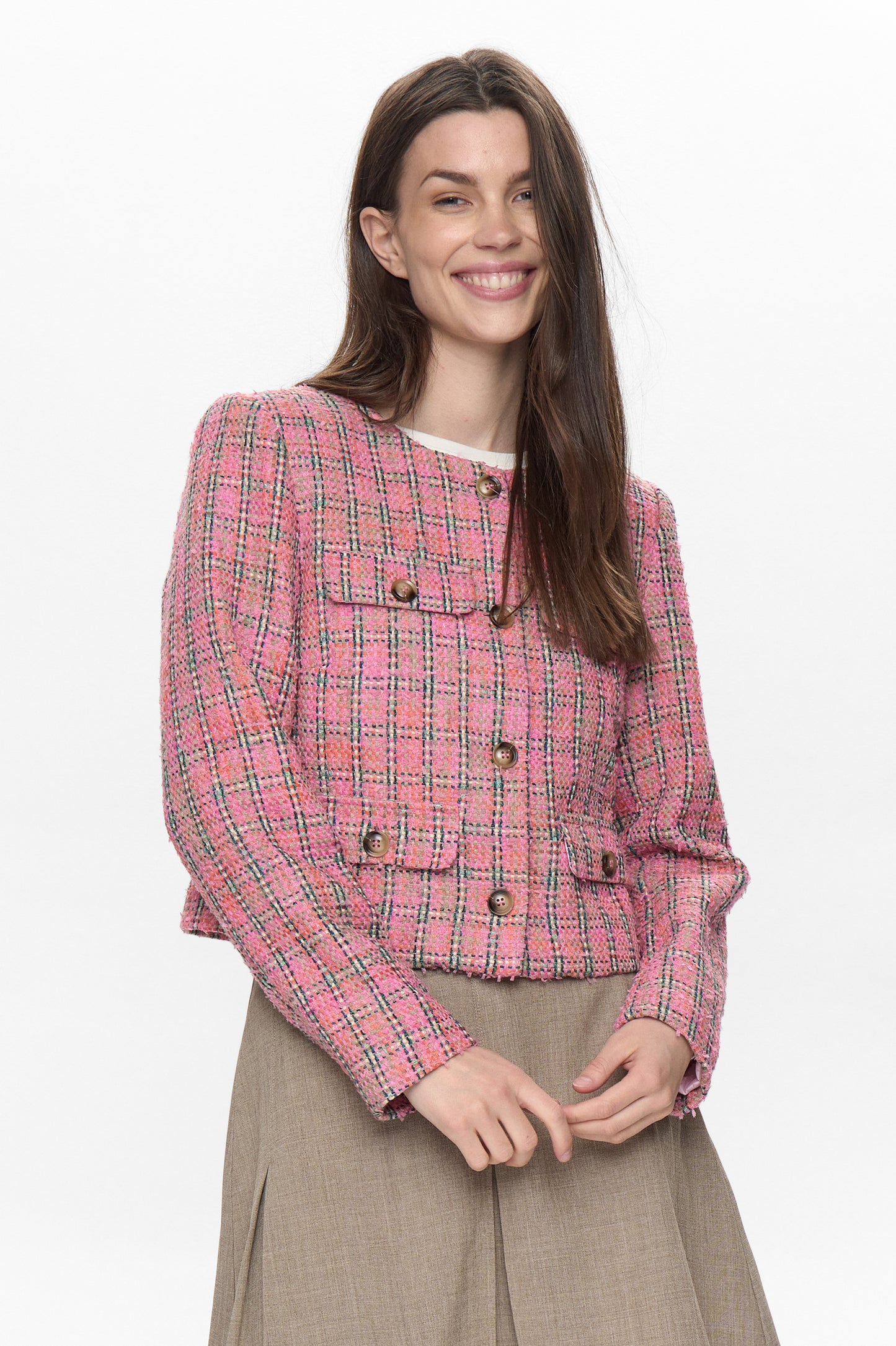 Cazadora tweed rosa — Nulindsey Jacket